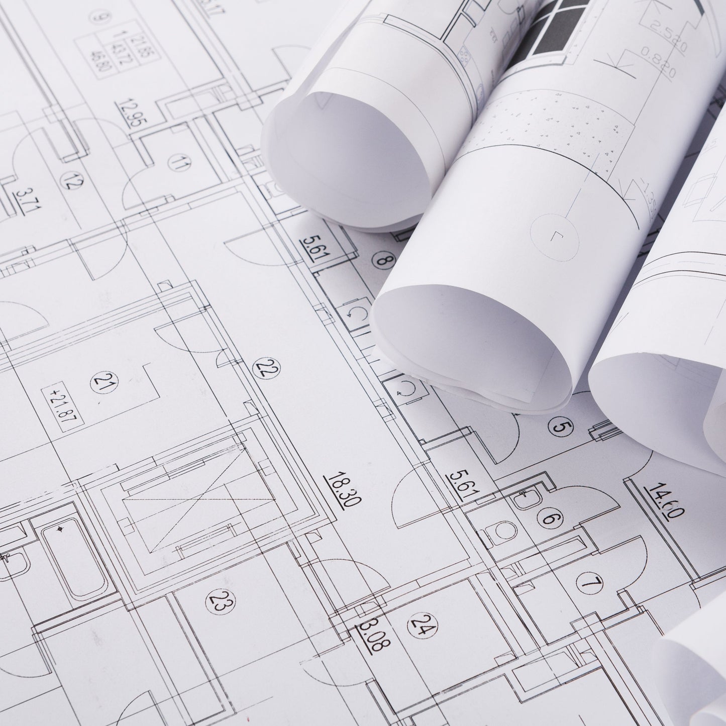 measured surveys and floor plans